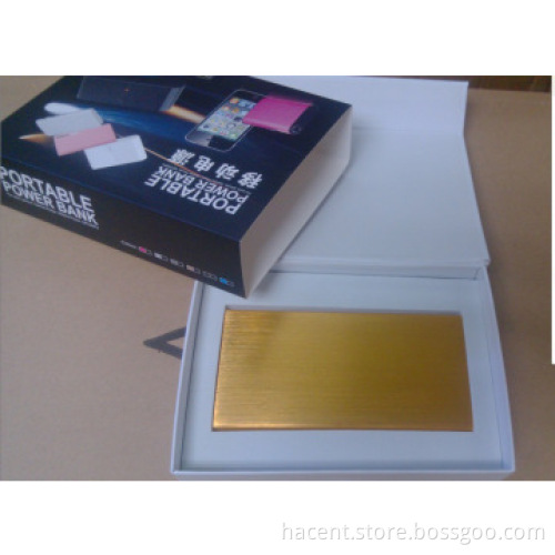 10000mah superb slim dual usb gold 5s power bank with polymer battery